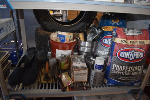 ALL ONE MONEY! Tier Lot of Various Items Including Briquets and Shoes