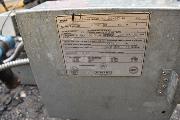 6'x10'x7.5' Hobart Walk In Cooler Box w/ Floor, Copeland FBAM-A075-IAV-002 120/230 Volt, 1 Phase Compressor and Hobart 200 Volt, 1 Phase Condenser. - Image 6 of 10