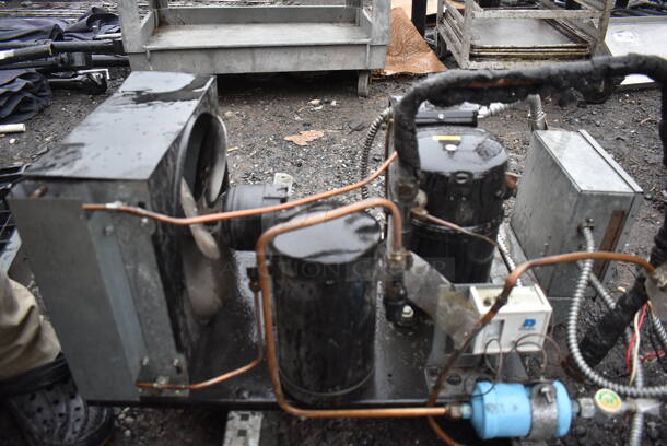 6'x10'x7.5' Hobart Walk In Cooler Box w/ Floor, Copeland FBAM-A075-IAV-002 120/230 Volt, 1 Phase Compressor and Hobart 200 Volt, 1 Phase Condenser. - Image 10 of 10