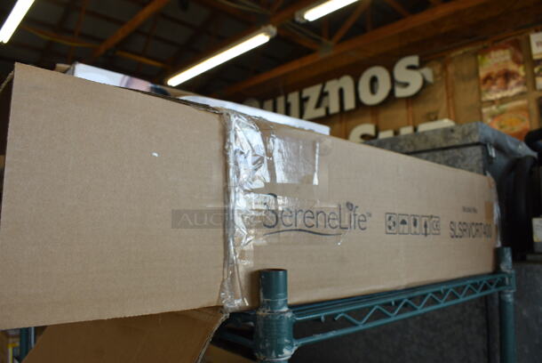 BRAND NEW SCRATCH AND DENT! SereneLife SLSRVCRT400 Rolling Home Bar Serving Cart on Casters - Image 2 of 5