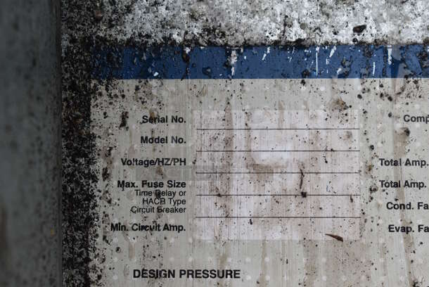 Norlake 6'x6'x6.5' SELF CONTAINED Walk In Cooler Box w/ Floor, Copeland KAMB-007E-CAV-800 208-230 Volt, 1 Phase Compressor and Norlake Condenser. Picture of the Unit Before Removal Is Included In the Listing. - Image 11 of 12