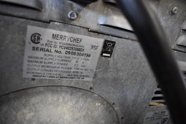 Merrychef 402S Stainless Steel Commercial Countertop Electric Powered Rapid Cook Oven. 208/240 Volts, 1 Phase. 23x31x23.5, 30x30x17 - Image 8 of 9