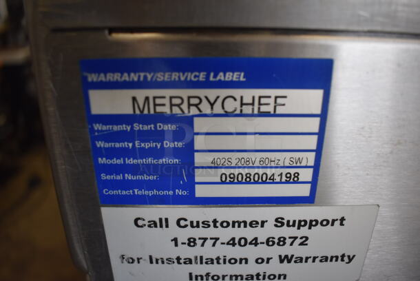Merrychef 402S Stainless Steel Commercial Countertop Electric Powered Rapid Cook Oven. 208/240 Volts, 1 Phase. 23x31x23.5, 30x30x17 - Image 9 of 9