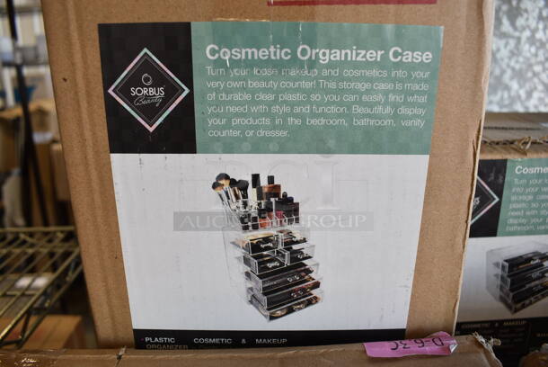 4 Boxes of BRAND NEW! Pantry Shelf, Lazy Susan Turntable and 2 Cosmetic Organizer Cases. 4 Times Your Bid! - Image 5 of 6