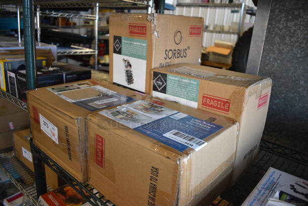 4 Boxes of BRAND NEW! Pantry Shelf, Lazy Susan Turntable and 2 Cosmetic Organizer Cases. 4 Times Your Bid! - Image 6 of 6