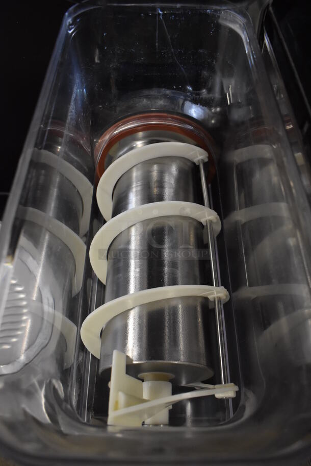 Omega Stainless Steel Commercial Countertop 2 Hopper Slushie Machine. 16x20x30.5. Tested and Working! - Image 5 of 6