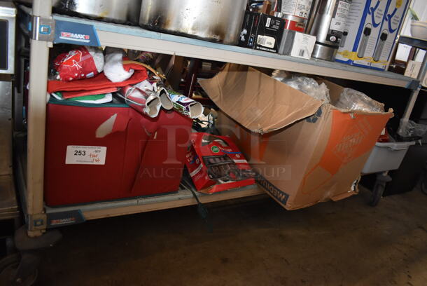 ALL ONE MONEY! Tier Lot of Various Items Including Paper Products and Mount - Image 1 of 10