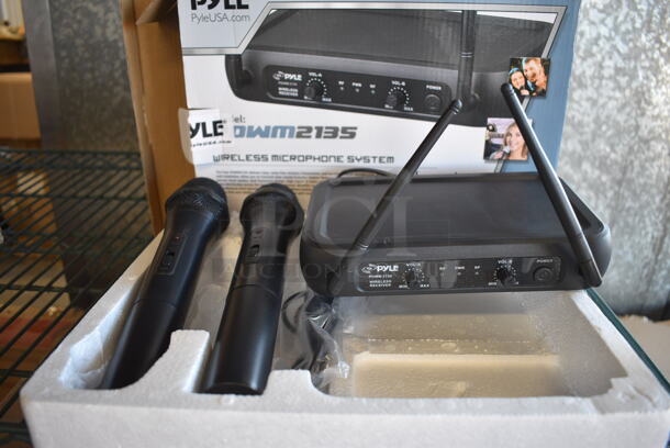 4 BRAND NEW SCRATCH AND DENT! Pyle PDWM 2135 Wireless Microphone Systems. 4 Times Your Bid!
