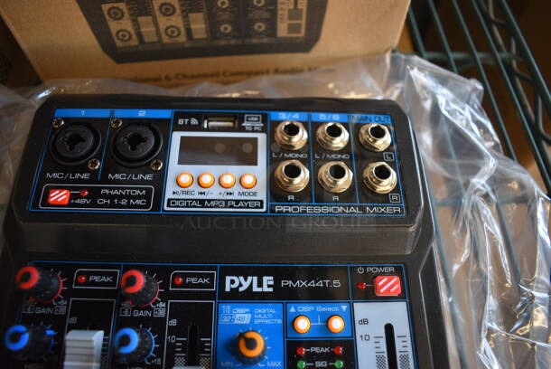 BRAND NEW SCRATCH AND DENT! Pyle PMX44T.5 Professional Mixer. 7x8x2.5 - Image 3 of 5