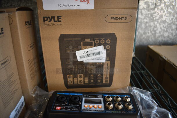 BRAND NEW SCRATCH AND DENT! Pyle PMX44T.5 Professional Mixer. 7x8x2.5 - Image 5 of 5