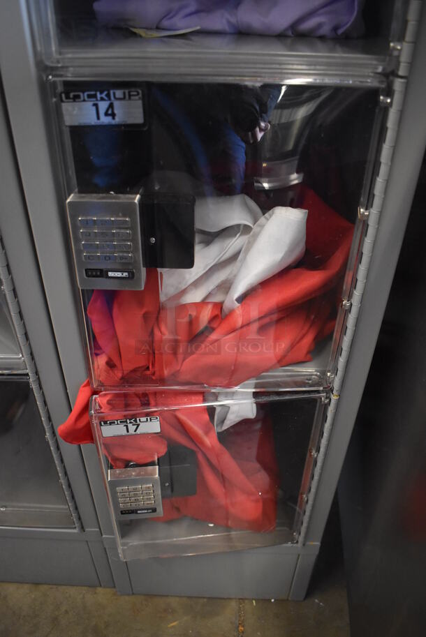 LockUp Gray Metal 6 Cubby Locker. 12x19x84 - Image 4 of 7