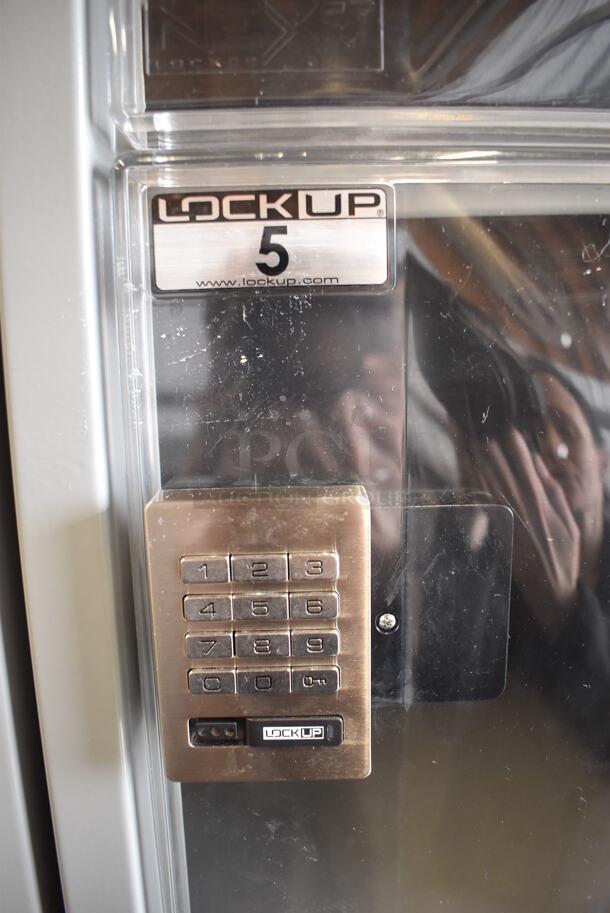 LockUp Gray Metal 6 Cubby Locker. 12x19x84 - Image 6 of 7