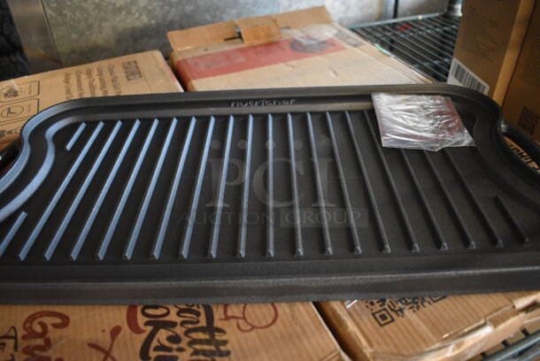 2 BRAND NEW SCRATCH AND DENT! Cast Iron Cooking Griddle. 19x10.5x1. 2 Times Your Bid! - Image 3 of 5