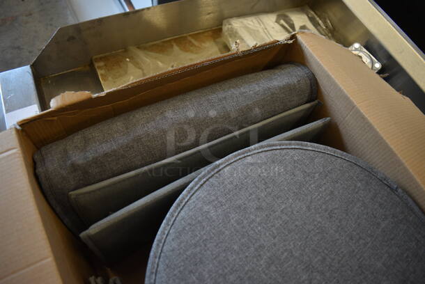 BRAND NEW SCRATCH AND DENT! Sorbus STRG-DSHF5 5 Set Gray Dinnerware Storage Set. Does Not Include Dishes Shown In Stock Gallery Picture - Image 4 of 6
