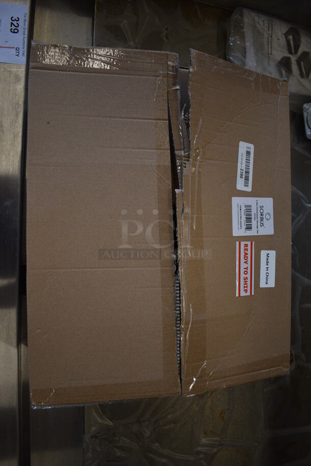 BRAND NEW SCRATCH AND DENT! Sorbus STRG-DSHF5 5 Set Gray Dinnerware Storage Set. Does Not Include Dishes Shown In Stock Gallery Picture - Image 6 of 6