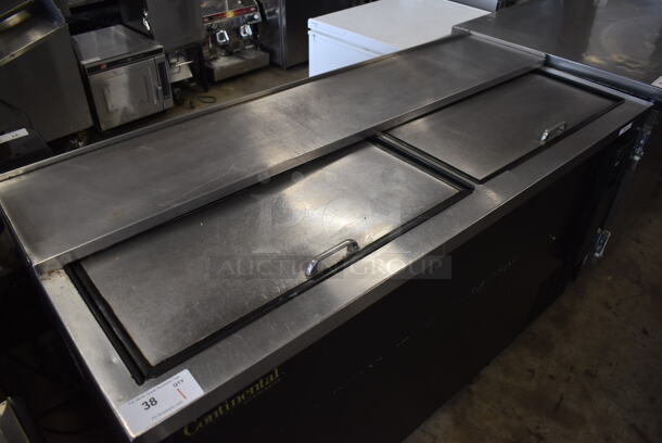 Continental CBC64 Metal Commercial Bottled Back Bar Cooler w/ 2 Sliding Lids. 115 Volts, 1 Phase. 64x27.5x36.5. Tested and Working! - Image 3 of 8