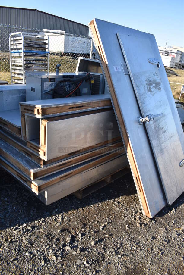 6'x8'x7' Walk In Box w/ Copeland RS64C2E-CAV-101 208/230 Volt, 1 Phase Compressor and Witt SFE046LD 208-230 Volt, 1 Phase Condenser. No Floor. - Image 4 of 10