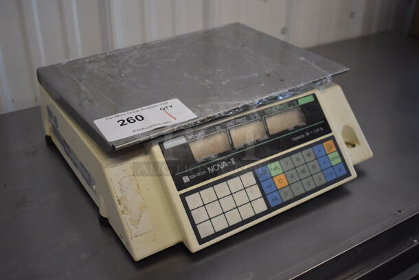 Ishida NOVA-II Metal Commercial Countertop Food Portioning Scale. 120 Volts, 1 Phase. 14x16x5. Tested and Working! - Image 3 of 7