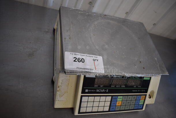 Ishida NOVA-II Metal Commercial Countertop Food Portioning Scale. 120 Volts, 1 Phase. 14x16x5. Tested and Working! - Image 4 of 7