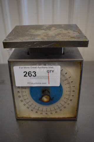 Edlund Metal Countertop Food Portioning Scale. 7x7x8