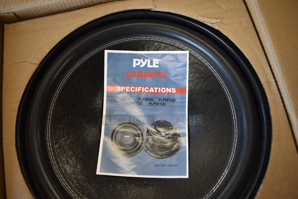 BRAND NEW SCRATCH AND DENT! Pyle Power PLPW15D 15" Subwoofer. 15.5x15.5x6 - Image 4 of 9