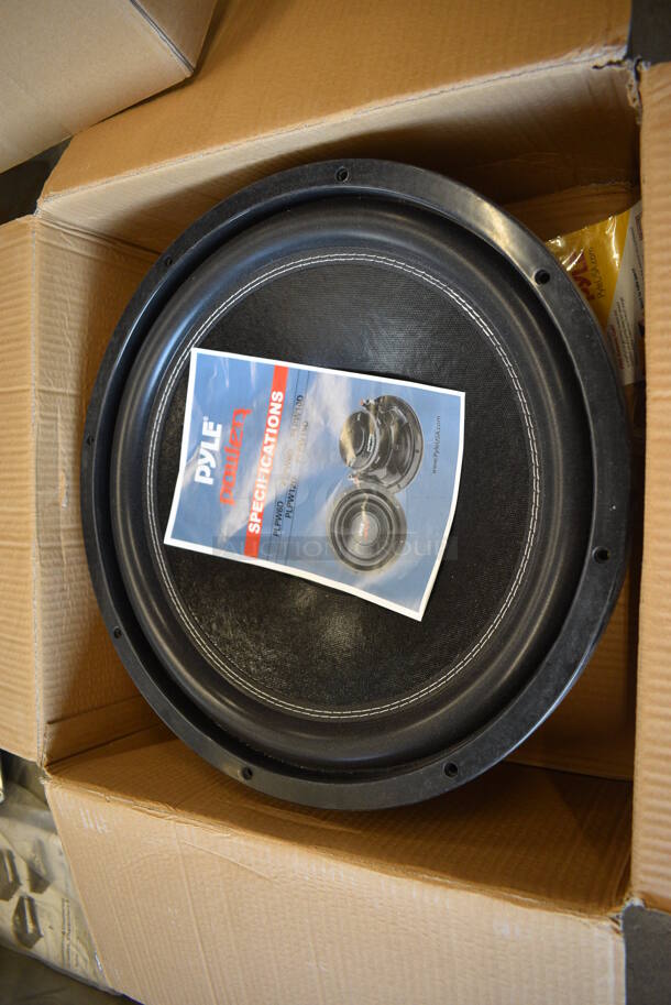 BRAND NEW SCRATCH AND DENT! Pyle Power PLPW15D 15" Subwoofer. 15.5x15.5x6 - Image 5 of 9