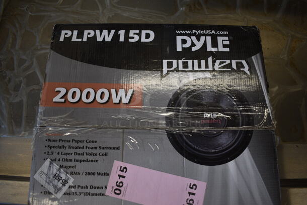 BRAND NEW SCRATCH AND DENT! Pyle Power PLPW15D 15" Subwoofer. 15.5x15.5x6 - Image 8 of 9