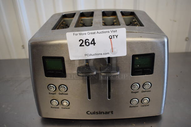 Cuisinart RBT-875PC Metal Countertop 4 Slot Toaster. 120 Volts, 1 Phase. 11x11x8 - Image 1 of 5