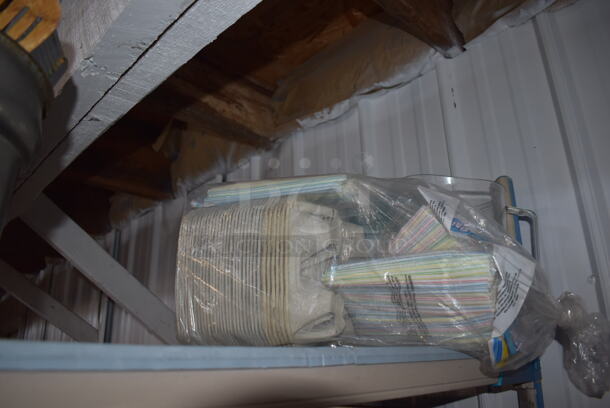 ALL ONE MONEY! Tier Lot of Various Items Including Utensils and Car Drink Carriers - Image 4 of 6