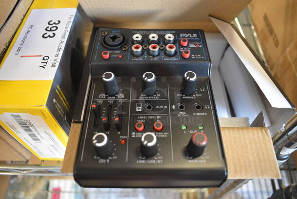 2 BRAND NEW SCRATCH AND DENT! Pyle PAD33MXUBT Mixer. 4x5.5x1.5. 2 Times Your Bid! - Image 1 of 4