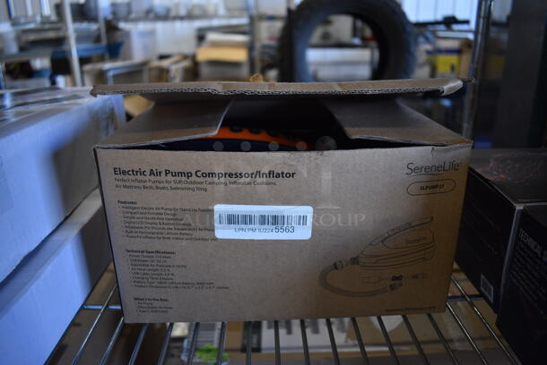 BRAND NEW SCRATCH AND DENT! SereneLife SLPUMP25 Electric Air Pump Compressor. 5x10x6 - Image 5 of 5