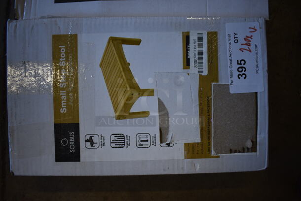 2 BRAND NEW SCRATCH AND DENT! Boxes; Sorbus Small Step Stool and Sorbus Folding Stool. 2 Times Your Bid! - Image 2 of 5