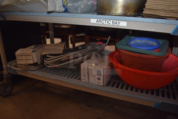 ALL ONE MONEY! Tier Lot of Various Items Including Poly Bowls and Wire - Image 3 of 7