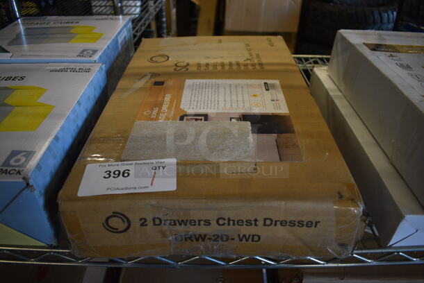 BRAND NEW SCRATCH AND DENT! Sorbus DRW-2D-WD 2 Drawers Chest Dresser - Image 2 of 5