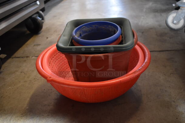 ALL ONE MONEY! Tier Lot of Various Items Including Poly Bowls and Wire - Image 7 of 7