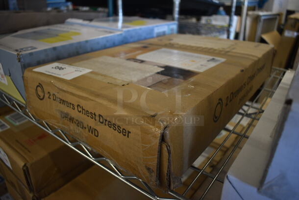 BRAND NEW SCRATCH AND DENT! Sorbus DRW-2D-WD 2 Drawers Chest Dresser - Image 5 of 5