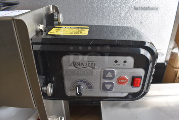 LIKE NEW! Avantco 20 lb. Stainless Steel Commercial Countertop Vertical Hybrid Electric/Manual Sausage Stuffer. 120 Volts, 1 Phase. 19.5x12.5x34. Tested and Working! - Image 3 of 8