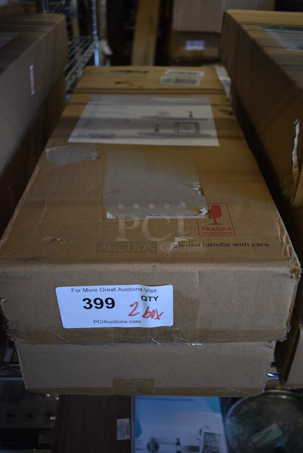 2 BRAND NEW SCRATCH AND DENT! Sorbus Floating Square Wall Shelves. 2 Times Your Bid! - Image 4 of 4