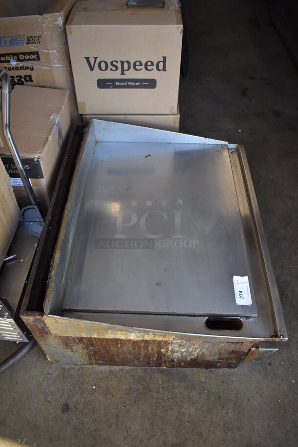 Keating 36BFLD MiraClean Stainless Steel Commercial Countertop Natural Gas Powered Chrome Top Flat Top Griddle. 37x32x17 - Image 6 of 8