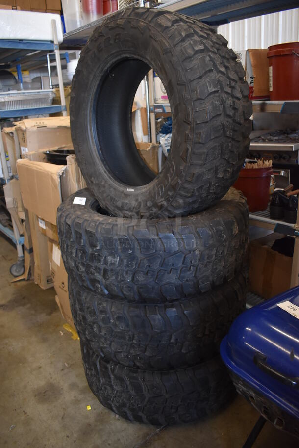4 Federal Tires. 35x12.50R20 LT 121Q 10PR/LR E. 34x12x34. 4 Times Your Bid! - Image 2 of 8