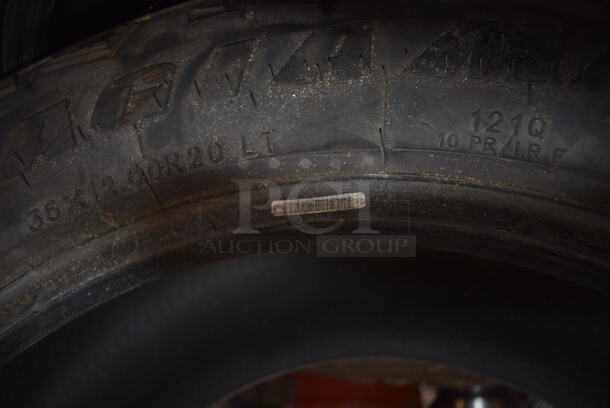 4 Federal Tires. 35x12.50R20 LT 121Q 10PR/LR E. 34x12x34. 4 Times Your Bid! - Image 6 of 8
