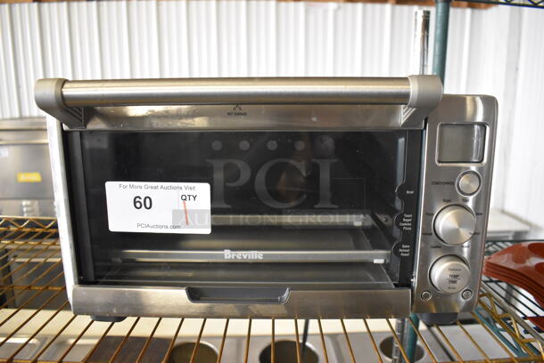 Breville Metal Countertop Toaster Oven. 17x13x10