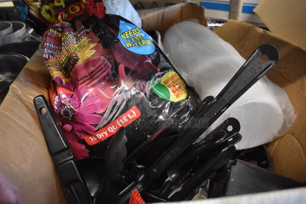 ALL ONE MONEY! Tier Lot of Various Items Including Poly Bins, Metal Bins and Routers - Image 4 of 5