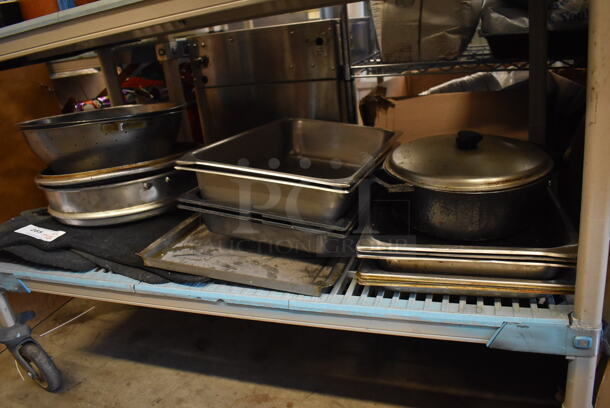 ALL ONE MONEY! Tier Lot of Various Items Including Metal Colander and Bins - Image 2 of 5