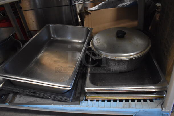 ALL ONE MONEY! Tier Lot of Various Items Including Metal Colander and Bins - Image 4 of 5