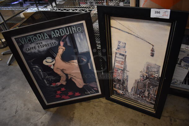 2 Various Framed Pictures. 22x1x37, 27x1x35. 2 Times Your Bid! - Image 1 of 4