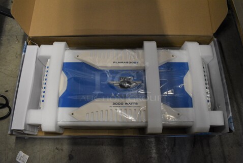 BRAND NEW SCRATCH AND DENT! Pyle PLMRA830BT Elite Series Waterproof Bluetooth Amplifier. 23x11x3