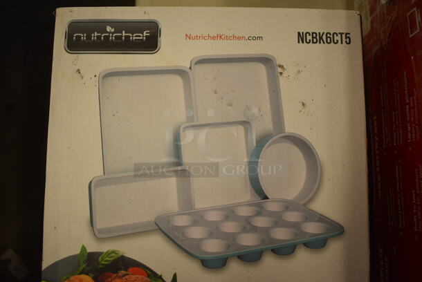 BRAND NEW SCRATCH AND DENT! NutriChef NCBK6CT5 Baking Pan Set