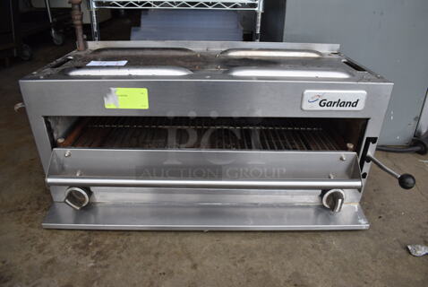 Garland Stainless Steel Commercial Natural Gas Powered Cheese Melter. 37x27x24