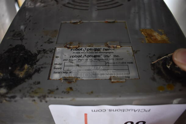 Robot Coupe R 100 Metal Commercial Countertop Food Processor w/ Poly Continuous Feed Head and S Blade. 120 Volts, 1 Phase. 7.5x12.5x13. Tested and Working! - Image 9 of 9